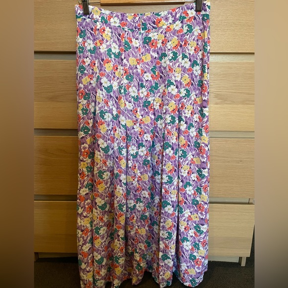 FAITHFULL the Brand RARE Cuesta Midi Skirt in Nefeli Print - Size 10 - Picture 4 of 15